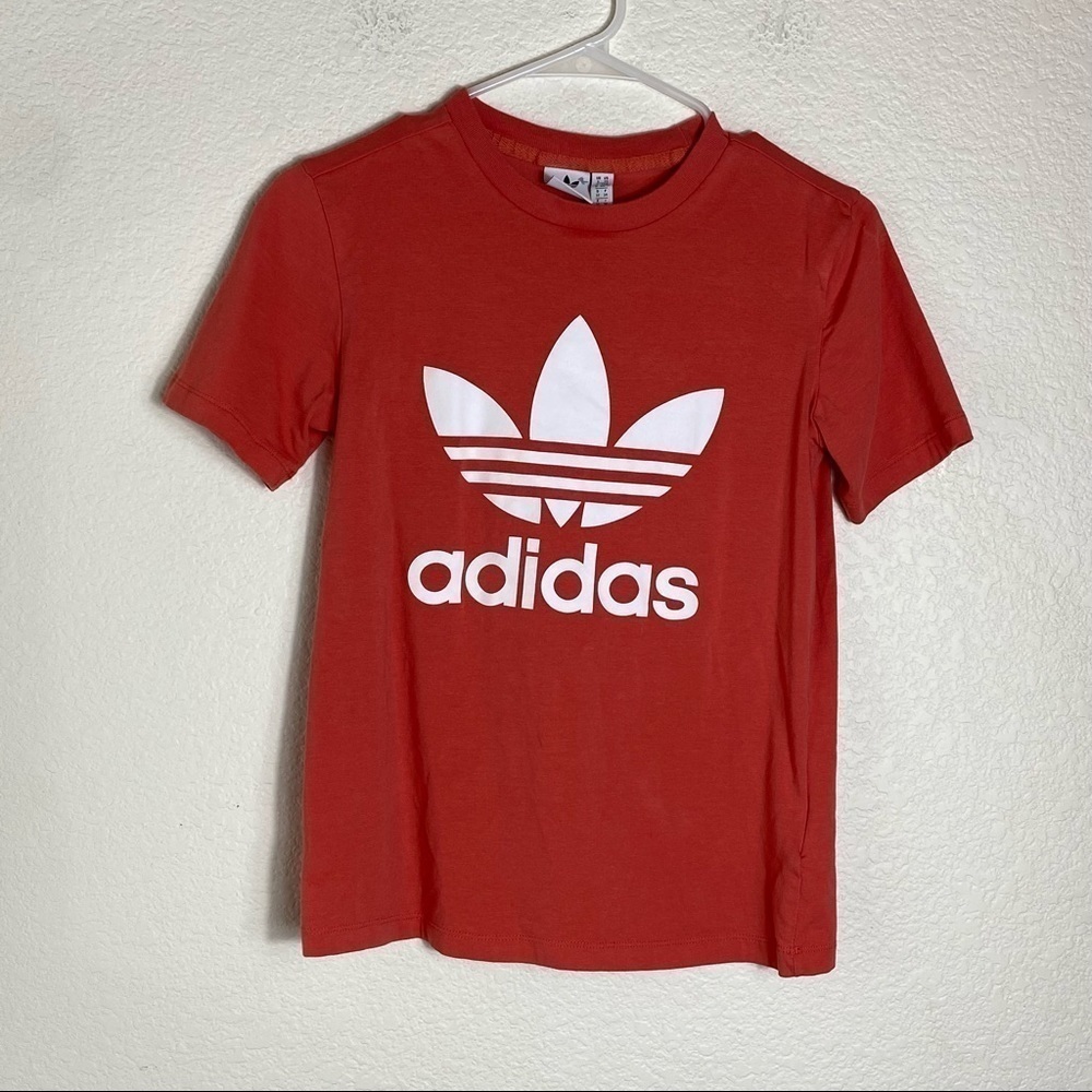 Adidas Trefoil T-Shirt Pink/White Size:XS